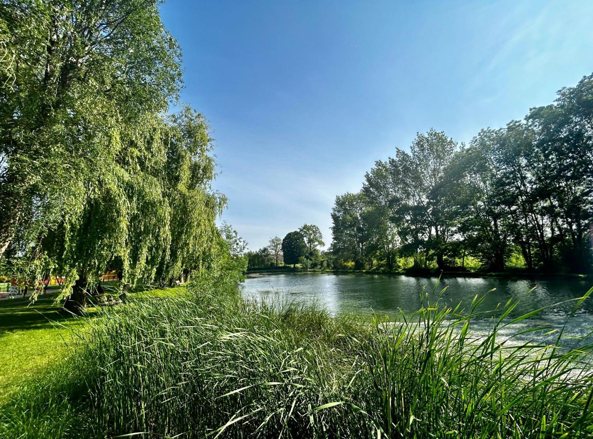Les Cabanes Du Lac Vandre ภายนอก รูปภาพ